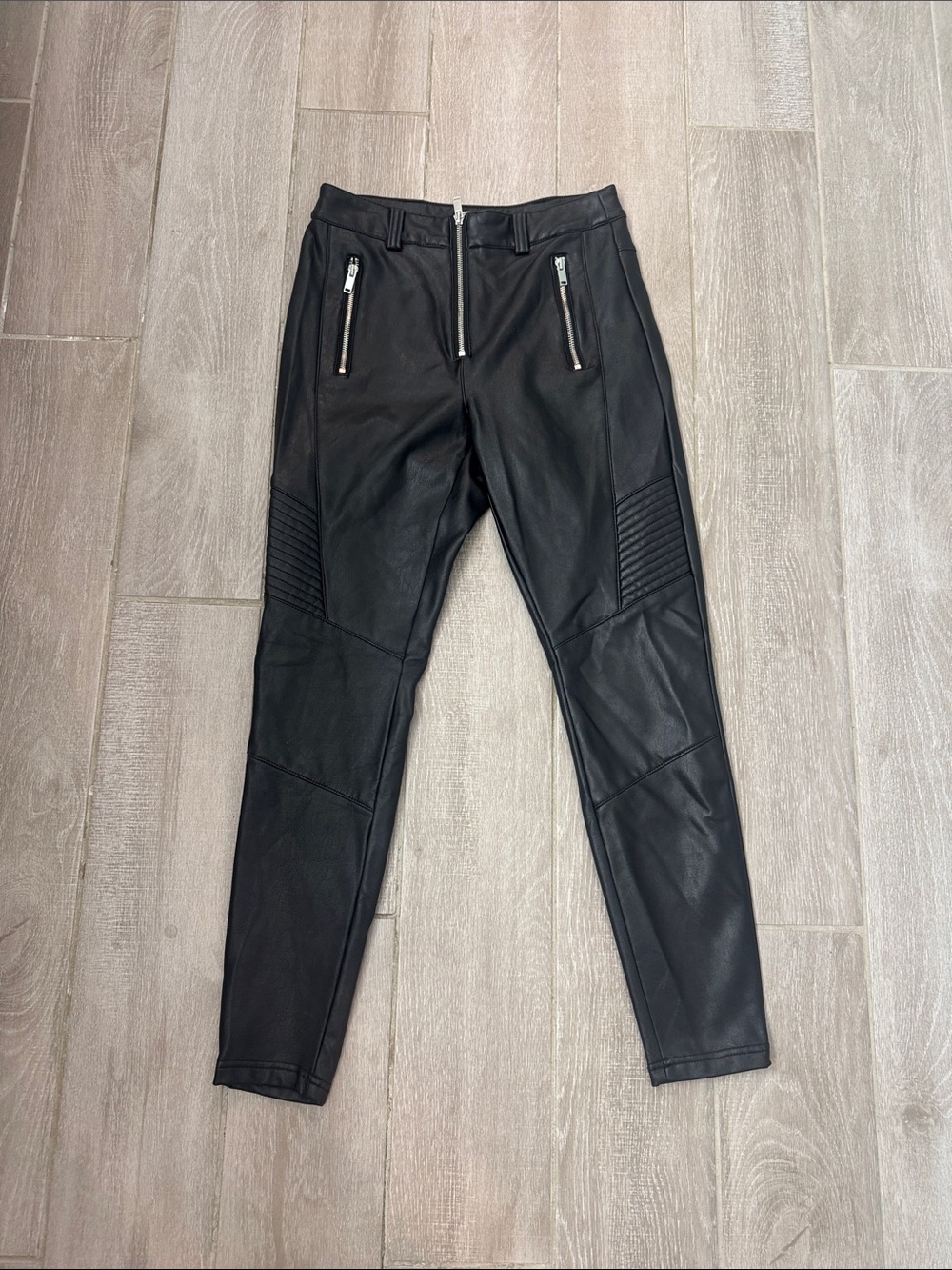 Top Shop moto leather leggings